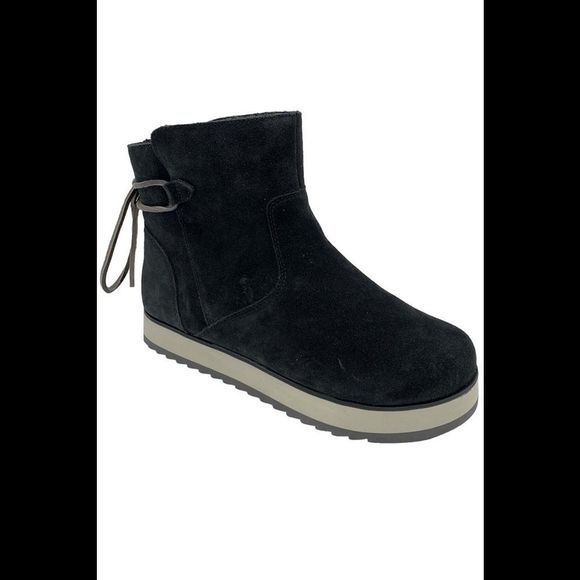Merrell Polar Waterproof Ankle Boots Juno Bluff Black - Medium - Picture 1 of 3